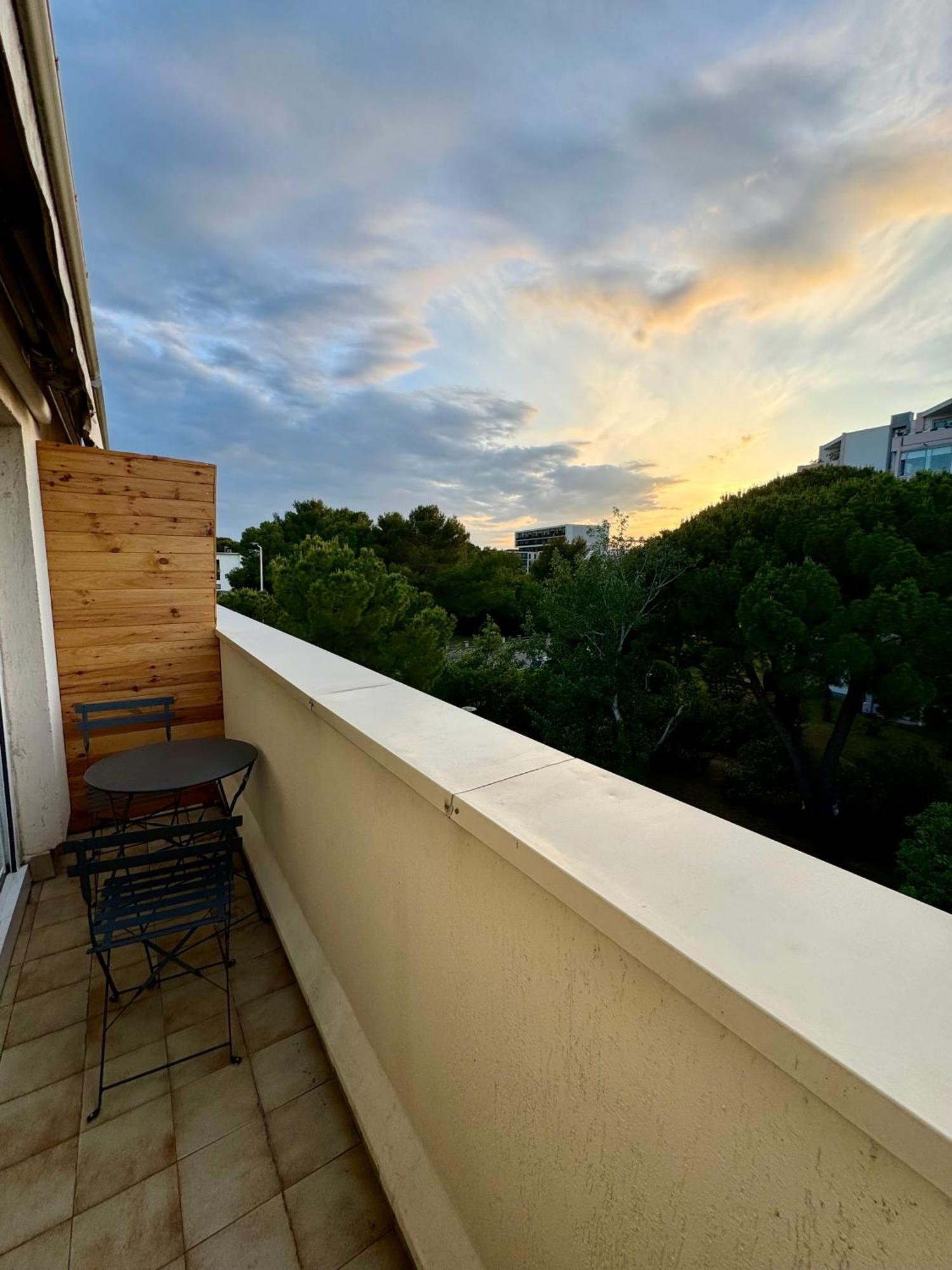 Appartement 50M2, Montpellier Ovalie, Clim-Balcon-Netflix Exterior foto